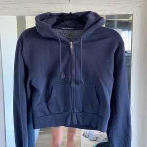 Brandy Melville zip up sweater